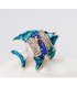 SB160 - Japanese drip tropical fish diamond brooch